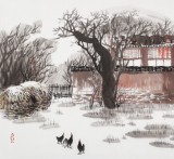 【已售】張春奇 三尺《晨曲》 徐悲鴻紀念館藝術中心理事