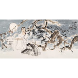 楊西沐 四尺《雪月風清》 中國美術家協會會員（詢價）