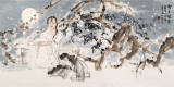 楊西沐 四尺《雪月風清》 中國美術家協會會員（詢價）