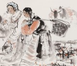楊西沐 四尺《牧歸圖》 中國美術家協會會員（詢價）