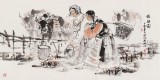 楊西沐 四尺《牧歸圖》 中國美術家協會會員（詢價）
