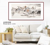 楊西沐 四尺《家園秋色》 中國美術(shù)家協(xié)會會員（詢價）