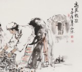 楊西沐 四尺《高原牧歌》 中國美術家協會會員（詢價）