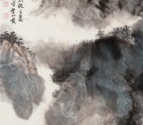 吳顯剛 四尺斗方《云山霞輝》 貴州七星關美協主席