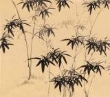 皇甫小喜 四尺《竹生空野外》 河南著名花鳥畫家