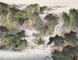 【已售】何華賢 小六尺《云山晴曉》 潁淮書畫名家
