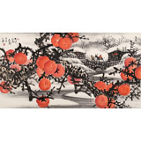 趙金鸰三尺《太行人家》清華美院高研班導師（詢價）