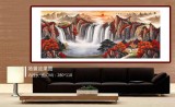 吳東 小八尺《萬山紅遍》 著名易經風水畫家