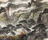 【已售可訂制】李碧峰 小八尺《秋山放牧圖》 中國書畫家協會理事