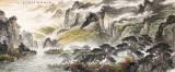 【已售可訂制】李碧峰 小八尺《秋山放牧圖》 中國書畫家協會理事