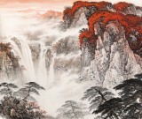 李碧峰 小八尺《秋晴泉?dú)庀恪?中國書畫家協(xié)會理事