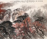 李碧峰 小八尺《秋晴泉?dú)庀恪?中國書畫家協(xié)會理事