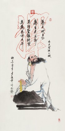 張春奇 四尺《禪》徐悲鴻紀念館藝術中心理事（詢價）