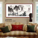 張春奇 四尺《陽朔煙雨》徐悲鴻紀念館藝術中心理事（詢價）