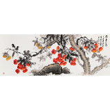 王寶欽小六尺《萬事如意》當代花鳥牡丹畫名家（詢價）