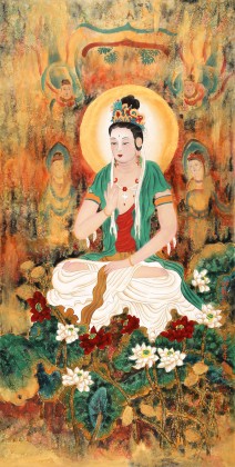 南海禪寺 妙林居士 四尺《觀音》