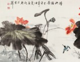 庾超然 小六尺《清池溢香》 黃鶴樓書畫院院長