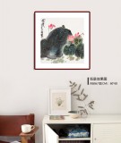 王永剛 三尺斗方《蛻變》 國家一級美術師（詢價）