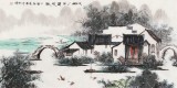 張春奇 四尺《水鄉三月春如酥》徐悲鴻紀念館藝術中心理事（詢價）