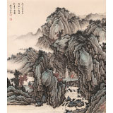 【已售】吳顯剛 《溪山高至圖》 貴州七星關美協主席
