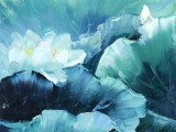 【已售】郭瑩 《荷韻幽香》四聯(lián) 北京著名女油畫家