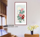 【已售】凌雪 三尺《花好月圓》 北京美協(xié)會員