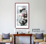 【已售】孫浩群 《月融融 情依依》 八十歲學院派繪畫名家（詢價）