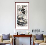孫浩群 《碧荷翠羽》 八十歲學(xué)院派繪畫(huà)名家（詢價(jià)）