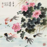 【已售】孫浩群 《金玉滿堂》 八十歲學院派繪畫名家（詢價）