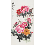 【已售】梁景欣 三尺《國色祥瑞》 青大美院