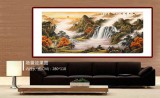 【已售】楊銘昌小八尺《秋山晴曉》安徽山水畫研究協(xié)會(huì)理事