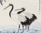 朱祖義 四尺《多福仙壽圖》 中國老子書畫院副院長