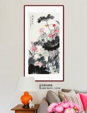 【已售】朱祖義 四尺《香遠益清》 中國老子書畫院副院長