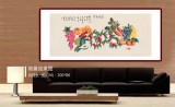 凌雪 小六尺《馨香長(zhǎng)壽》 北京美協(xié)會(huì)員