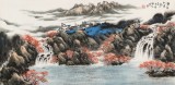 【已售】徐來選 四尺《碧波秋色圖》 河南美協會員