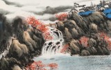 【已售】徐來選 四尺《碧波秋色圖》 河南美協會員