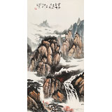 【已售】徐來選 四尺《云海秀峰》 河南美協會員