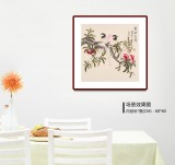 【已售】凌雪 三尺斗方《馨樂長壽》 北京美協會員