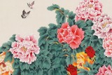 【已售】凌雪 小八尺《花開富貴》 北京美協會員