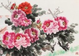 【已售】梁景欣 小六尺《鴻運當頭》 青大美院學院派畫家
