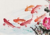 【已售】梁景欣 小六尺《鴻運當頭》 青大美院學院派畫家