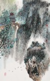 譚良干 大三尺《雨后青山》 貴州山水畫名家