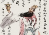 【已售】庾超然 四尺《對酒當歌》 黃鶴樓書畫院院長