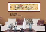 曲逸之 四尺對開《歲寒不凋》 河南省著名花鳥畫家