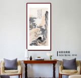 【已售】劉顯辰 小尺寸《秋日登山圖》 遼寧著名山水畫家