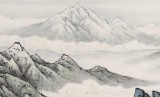 劉金河 四尺《青藏行》 中國美術家協會會員（詢價）
