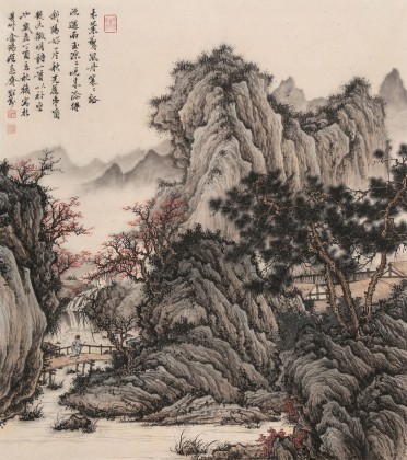 吳顯剛 《一片秋光落紙窗》 貴州七星關美協主席