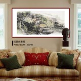管旺林 四尺《地靈秋韻圖》 中美協會員