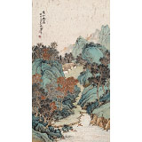 孟振華 三尺《溪山幽居》西安美院研究生 金獎獲得者