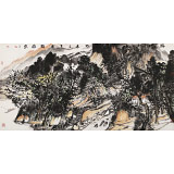 趙倩 四尺《游山小記》 中美協會員 當代著名山水畫家